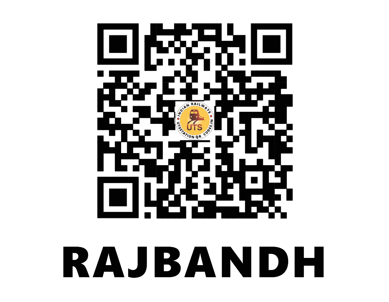 UTS QR Code for RAJBANDH - RBH - ER (WEST BENGAL)